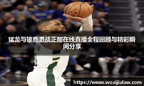 猛龙与雄鹿激战正酣在线直播全程回顾与精彩瞬间分享